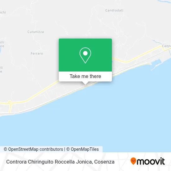 Controra Chiringuito Roccella Jonica map