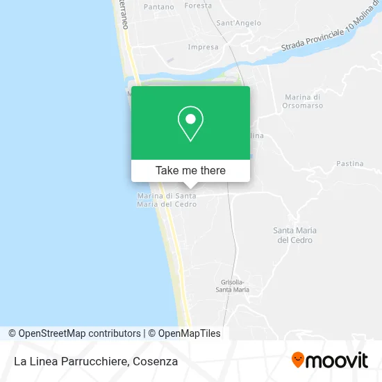 La Linea Parrucchiere map
