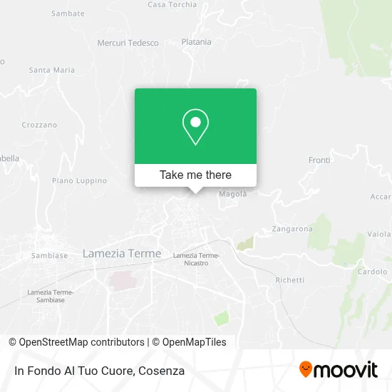 In Fondo Al Tuo Cuore map