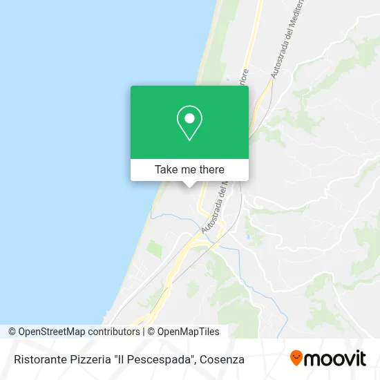 Ristorante Pizzeria "Il Pescespada" map