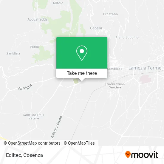 Ediltec map