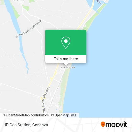 IP Gas Station map