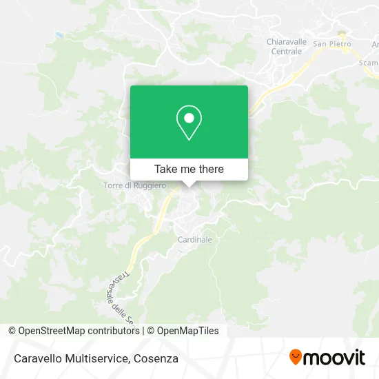 Caravello Multiservice map