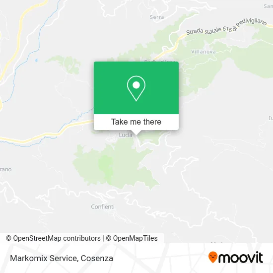 Markomix Service map