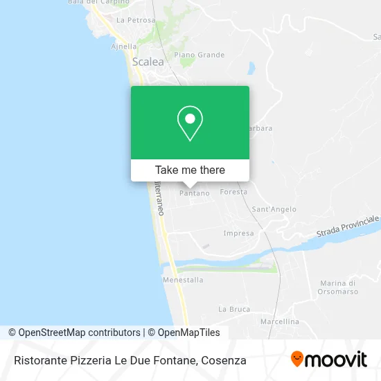 Ristorante Pizzeria Le Due Fontane map