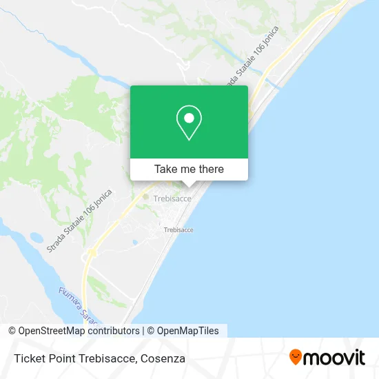 Ticket Point Trebisacce map