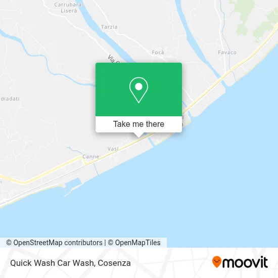 Quick Wash Car Wash map