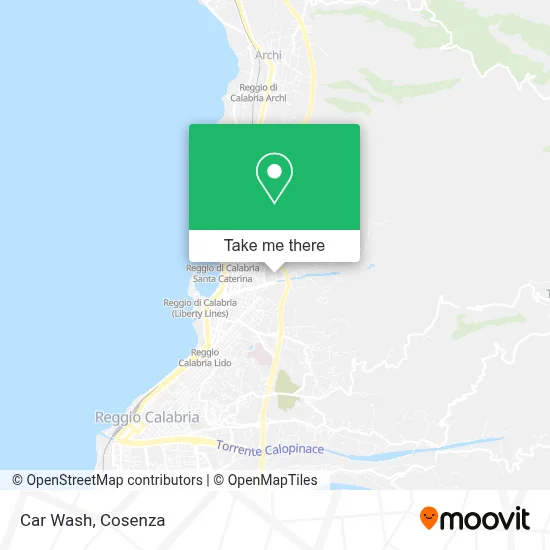 Car Wash map