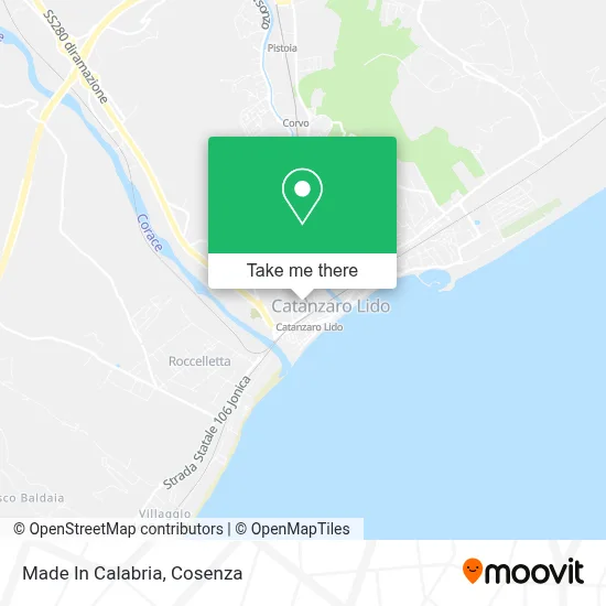 Made In Calabria map