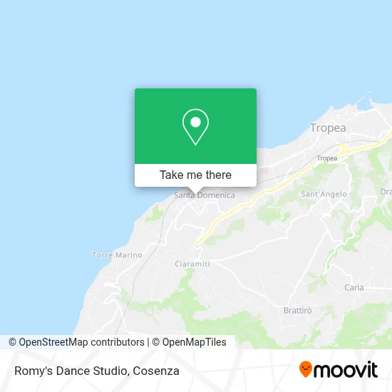 Romy's Dance Studio map