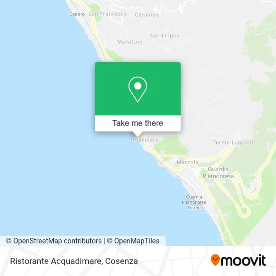 Ristorante Acquadimare map