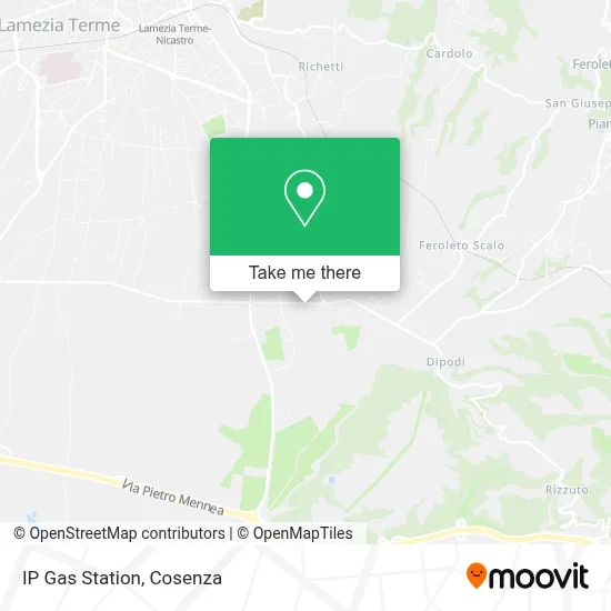 IP Gas Station map