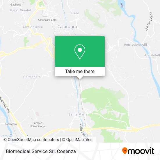 Biomedical Service Srl map