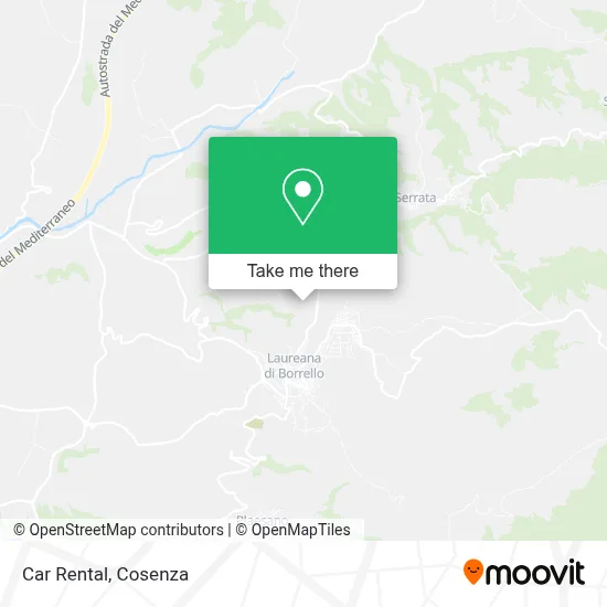 Car Rental map