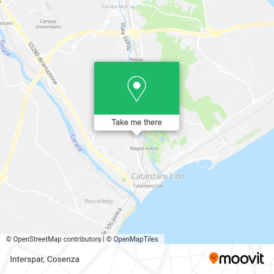 Interspar map