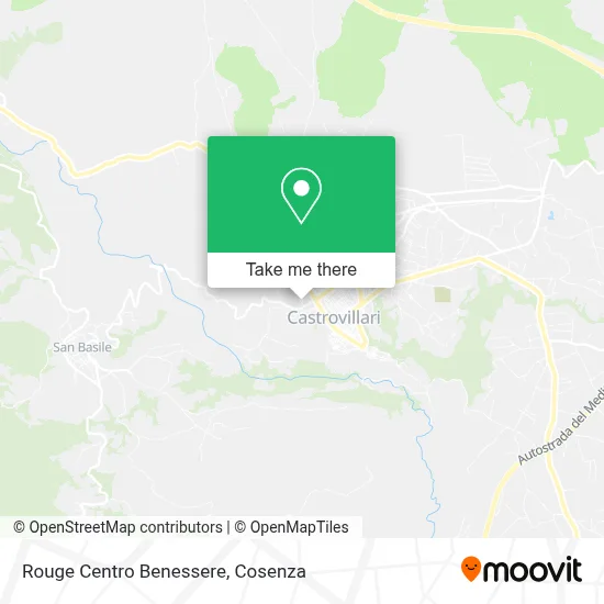 Rouge Centro Benessere map