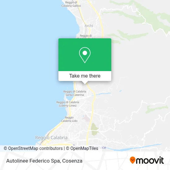 Autolinee Federico Spa map