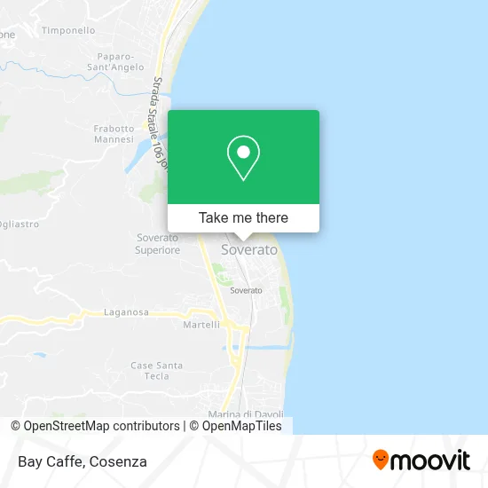 Bay Caffe map