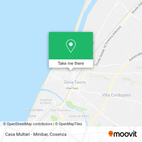Casa Multari - Minibar map