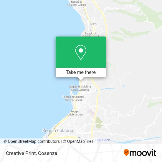 Creative Print map