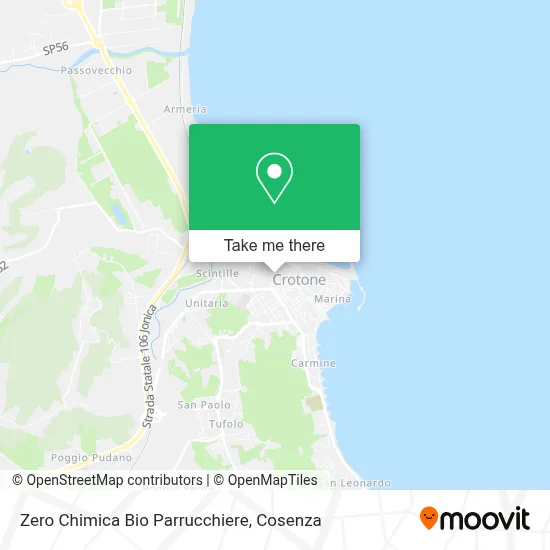 Zero Chimica Bio Parrucchiere map