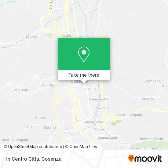 In Centro Citta map