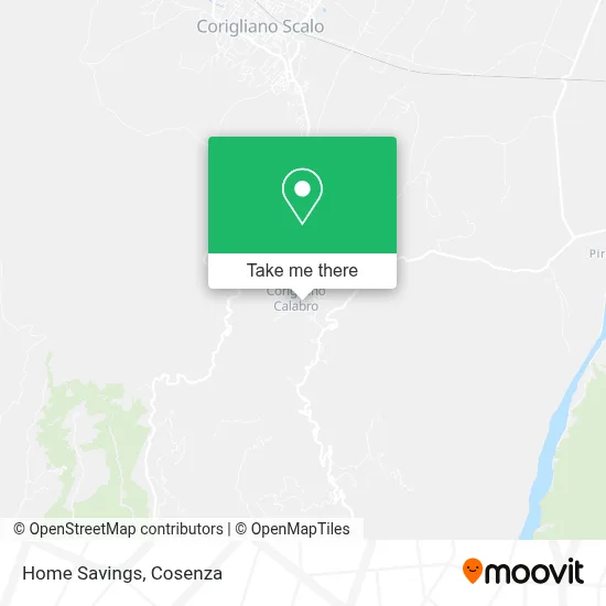 Home Savings map