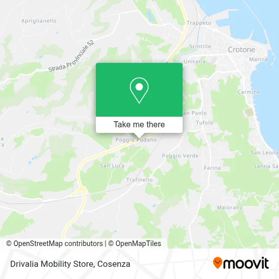 Drivalia Mobility Store map