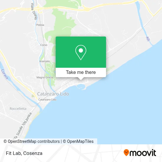Fit Lab map