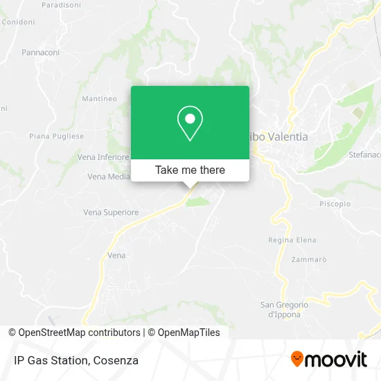 IP Gas Station map