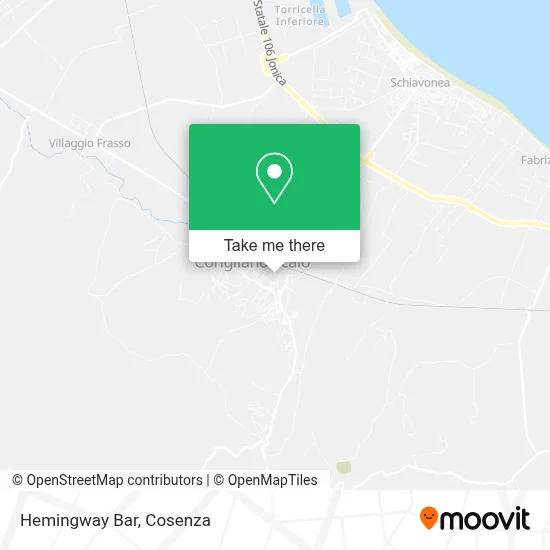 Hemingway Bar map