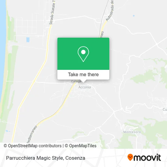Parrucchiera Magic Style map