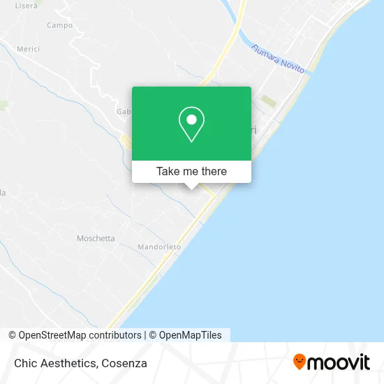 Chic Aesthetics map