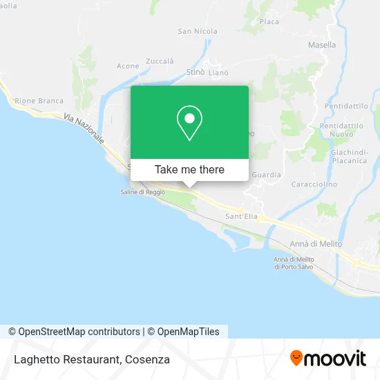 Laghetto Restaurant map