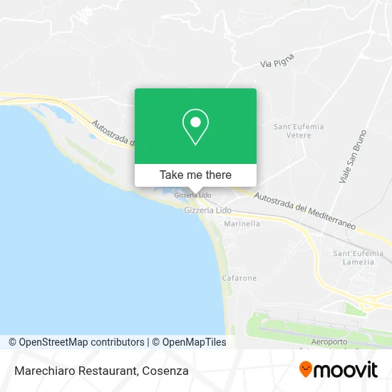 Marechiaro Restaurant map
