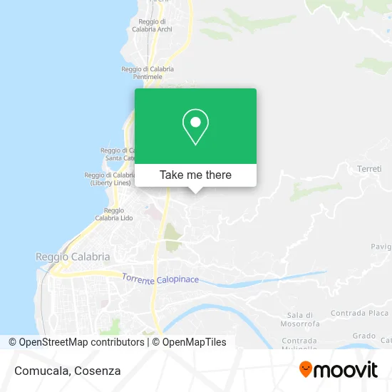 Comucala map