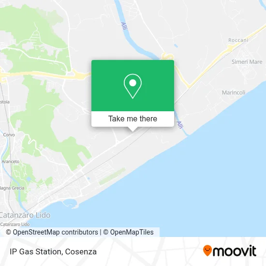 IP Gas Station map