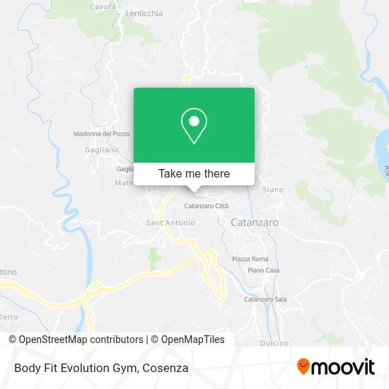 Body Fit Evolution Gym map