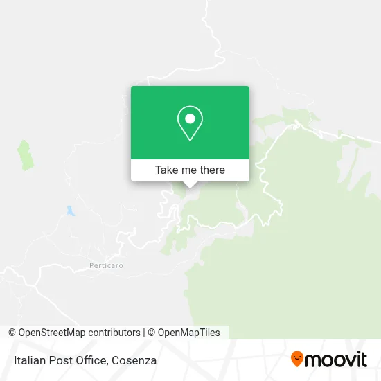 Italian Post Office map