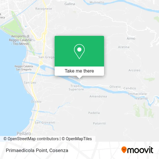 Primaedicola Point map