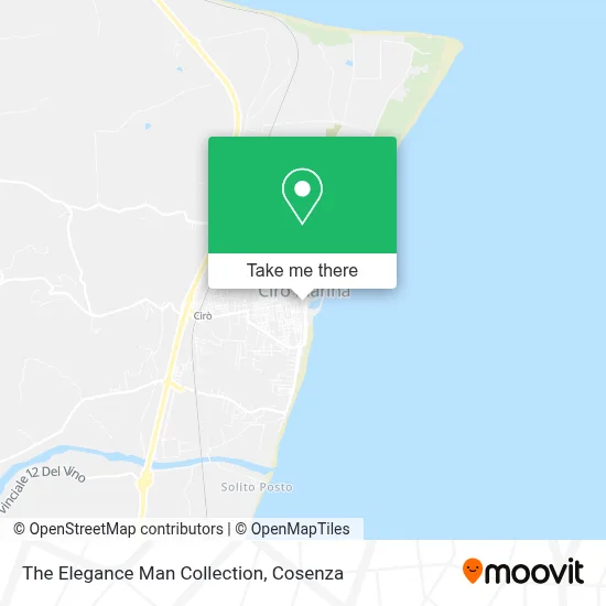 The Elegance Man Collection map