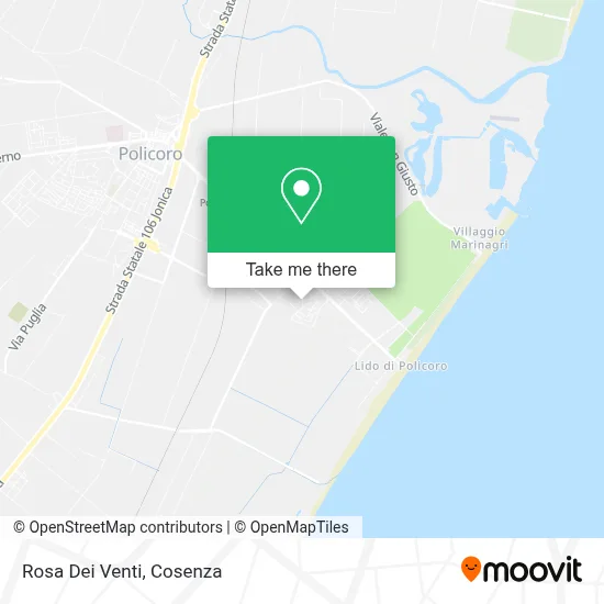 Rosa Dei Venti map