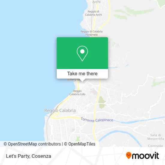 Let's Party map