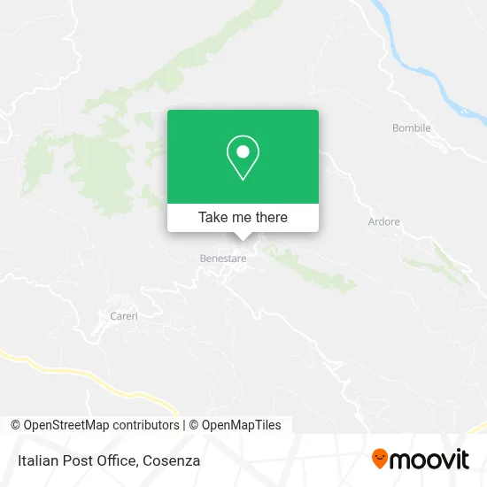 Italian Post Office map