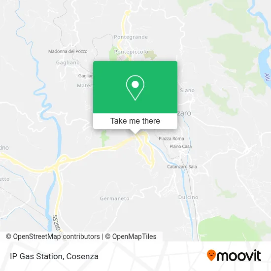 IP Gas Station map