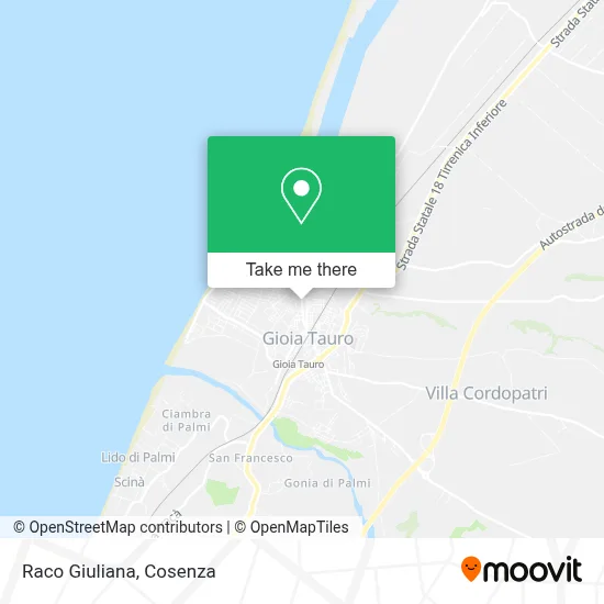 Raco Giuliana map