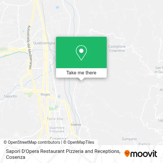 Sapori D'Opera Restaurant Pizzeria and Receptions map