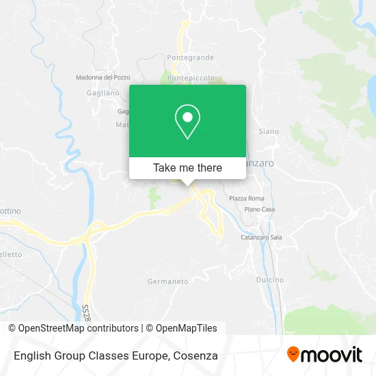 English Group Classes Europe map