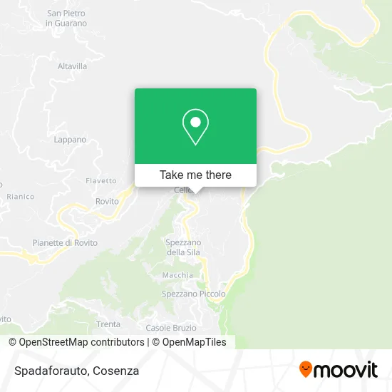 Spadaforauto map