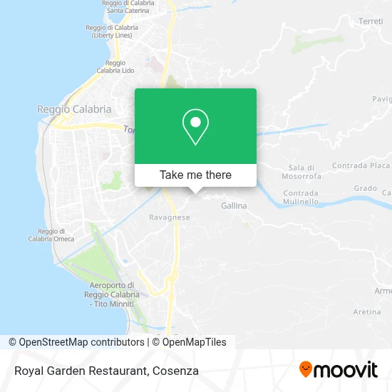 Royal Garden Restaurant map